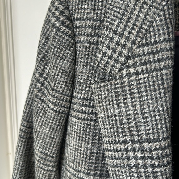 J. Crew Willa Blazer in Houndstooth Wool Grey Black Size 8 - Picture 15 of 16